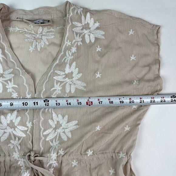 Time For Me Embroidered Boho Duster Kimono Large Floral Long Jacket Festival - Picture 10 of 16